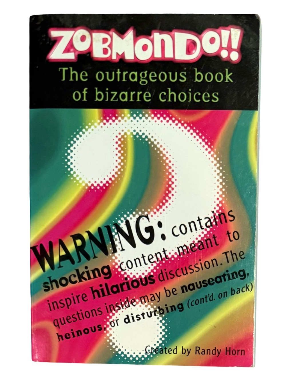 Outrageous Book of Bizarre Choices Party Game